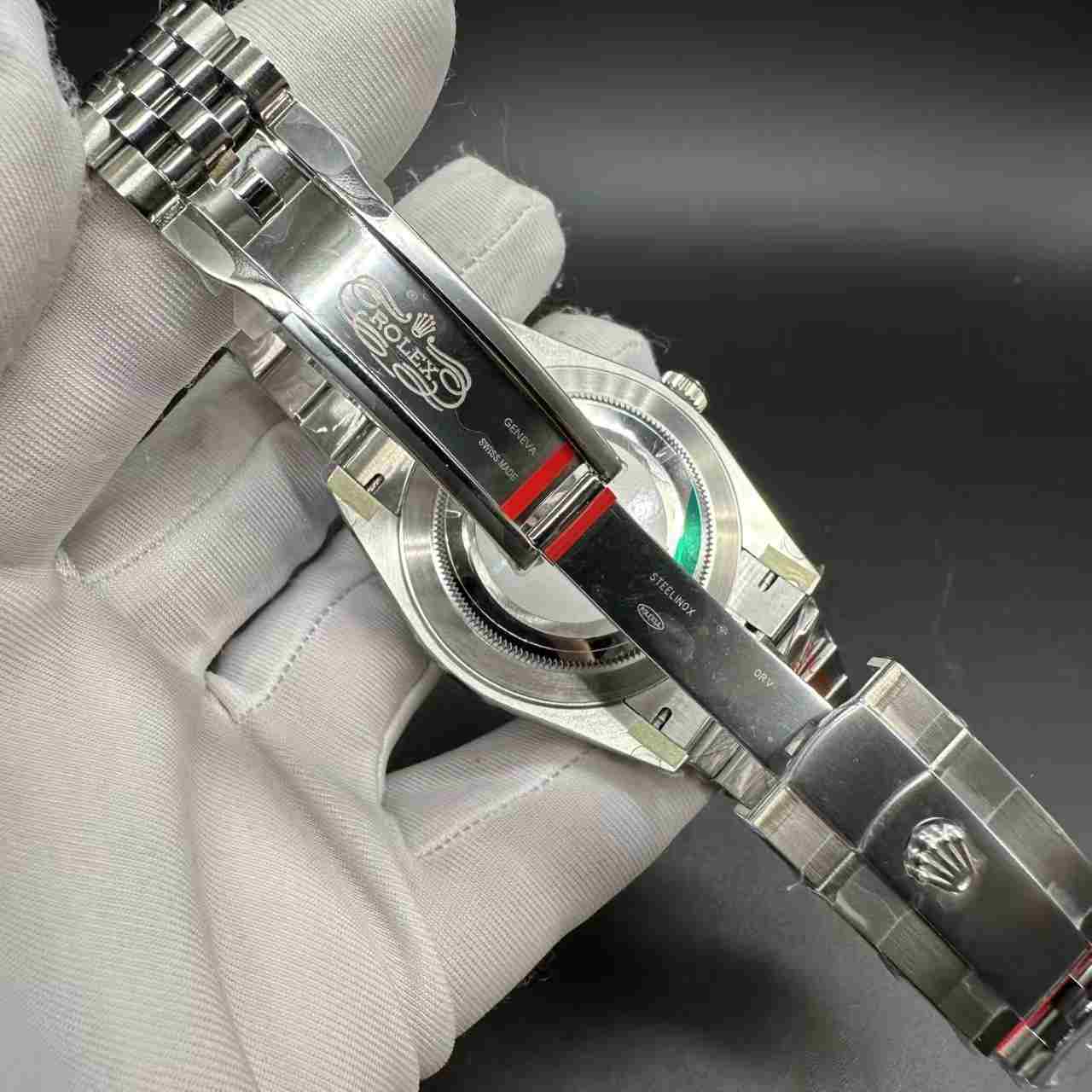 Datejust 41mm Copy clean 3235 automatic Steel case White pearl dial Jubilee band. 300$