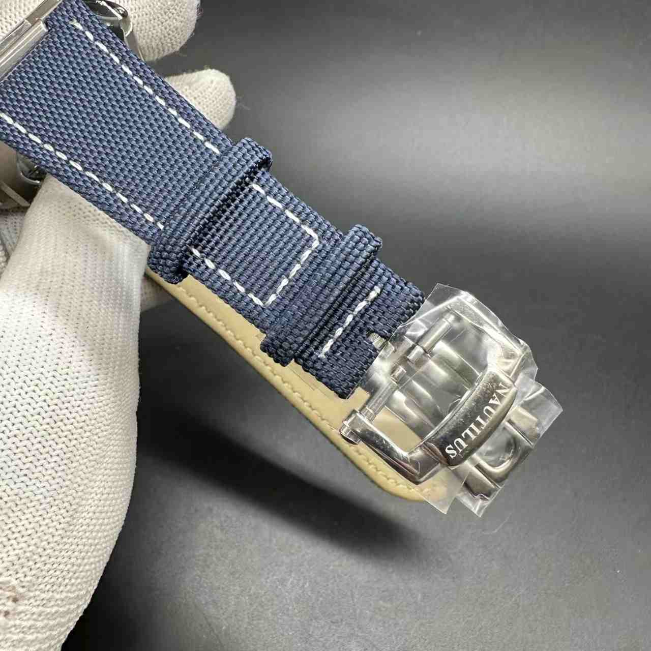 Patek Philippe AAA+ Square case blue dial black leather strap  145$