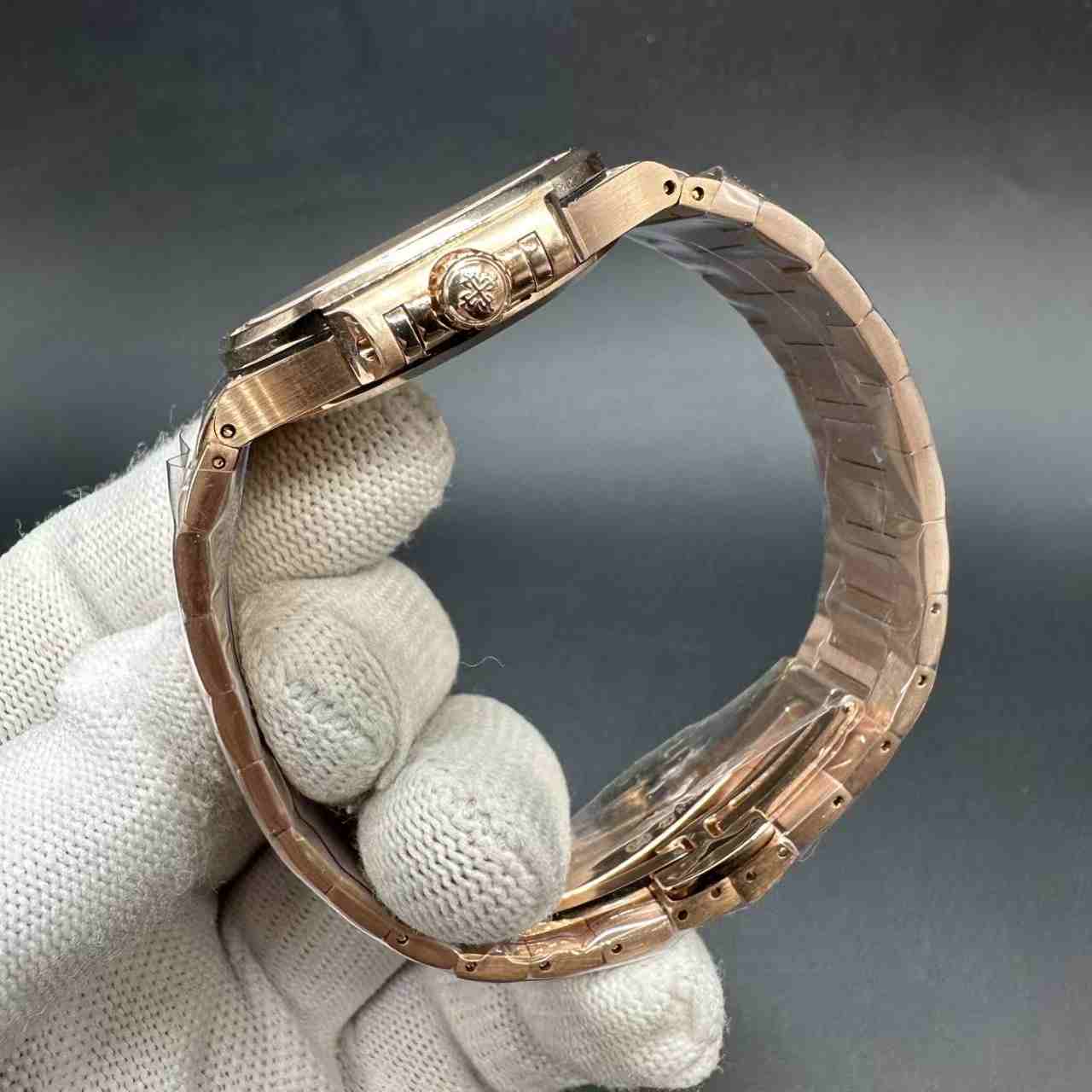 Patek Philippe women PPF Cal.324 automatic rose gold case 35mm white dial  365$