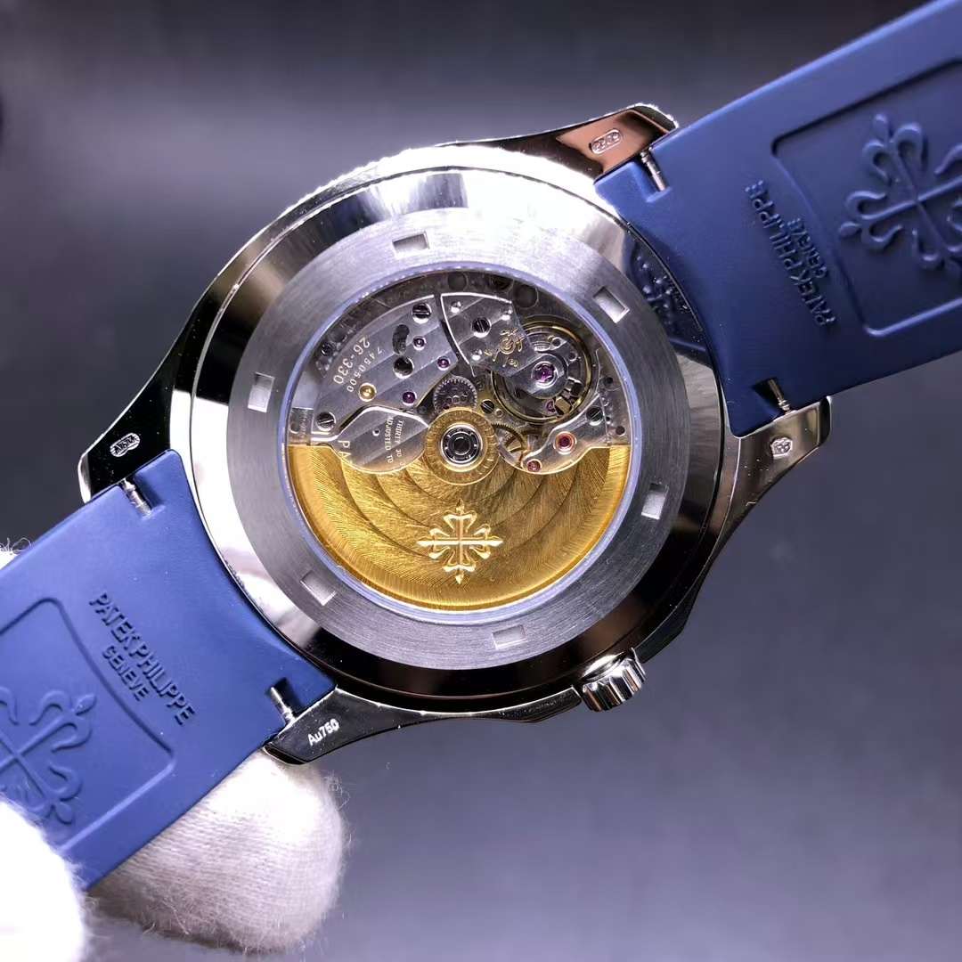Patek Philippe 5168 3K factory big size 42mm Cal26-330 movement Blue dial blue rubber strap 520$