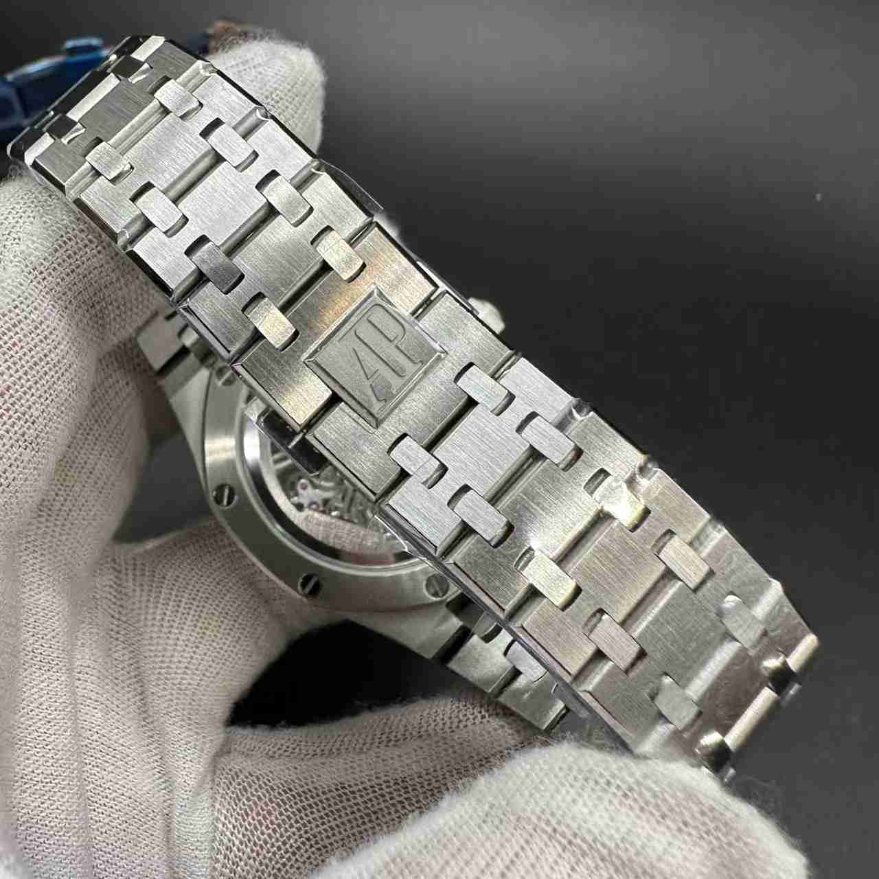 AP Royal Oak super clone automatic Flying Tourbillon Squelette 26735ST steel case 41mm skeleton dial. 840$