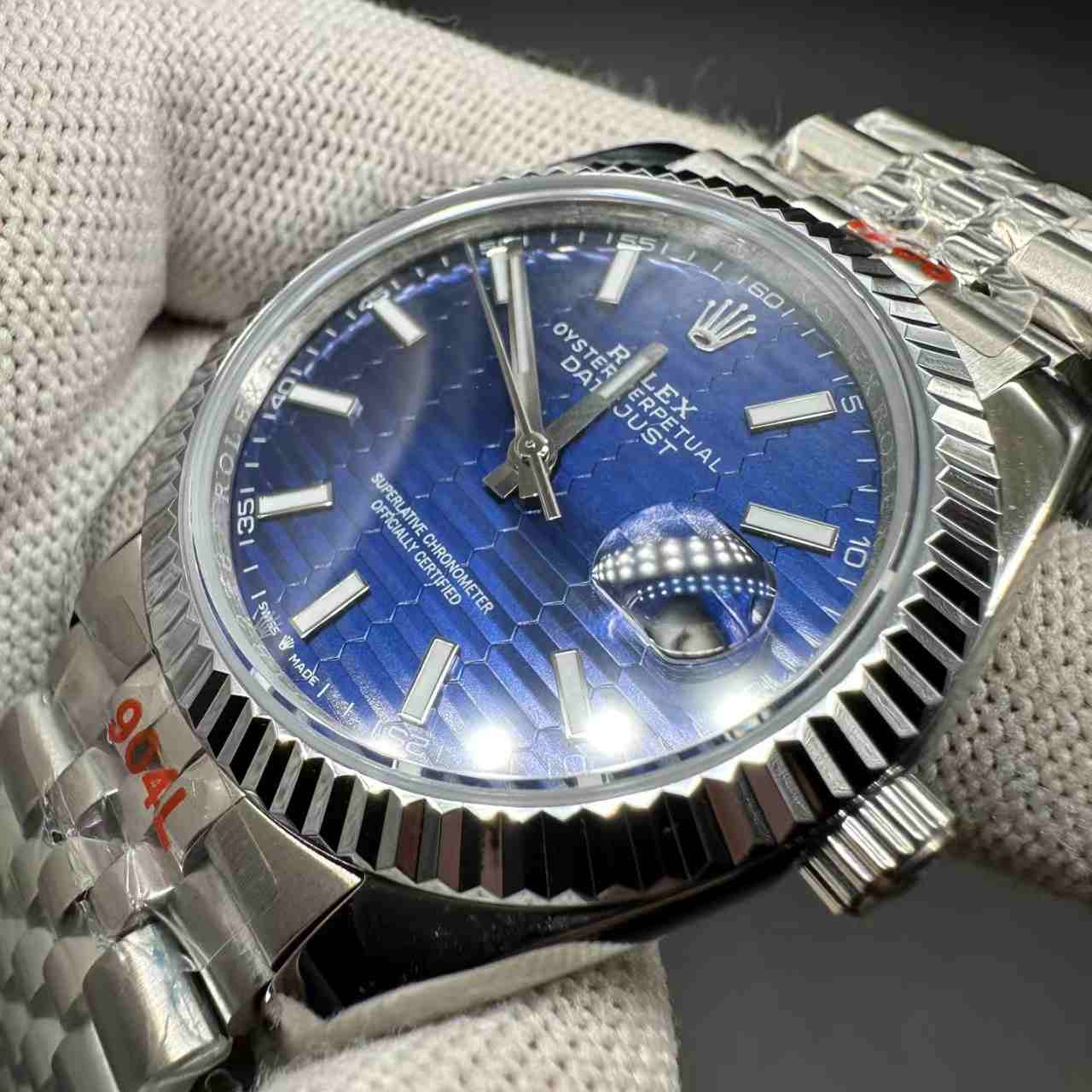 Datejust AAA+ GD factory Miyota automatic motif blue dial Jubilee band 133g. 125$