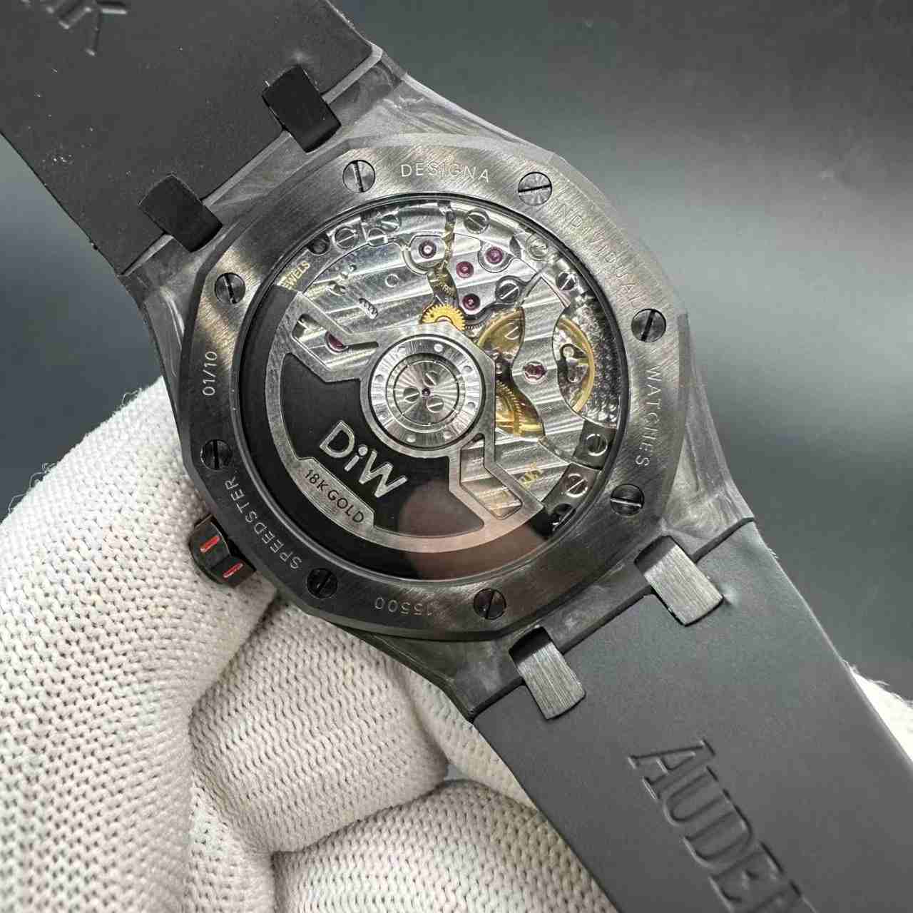 AP black Carbon DiW Carbon Audemars Piguet Royal Oak 15500
