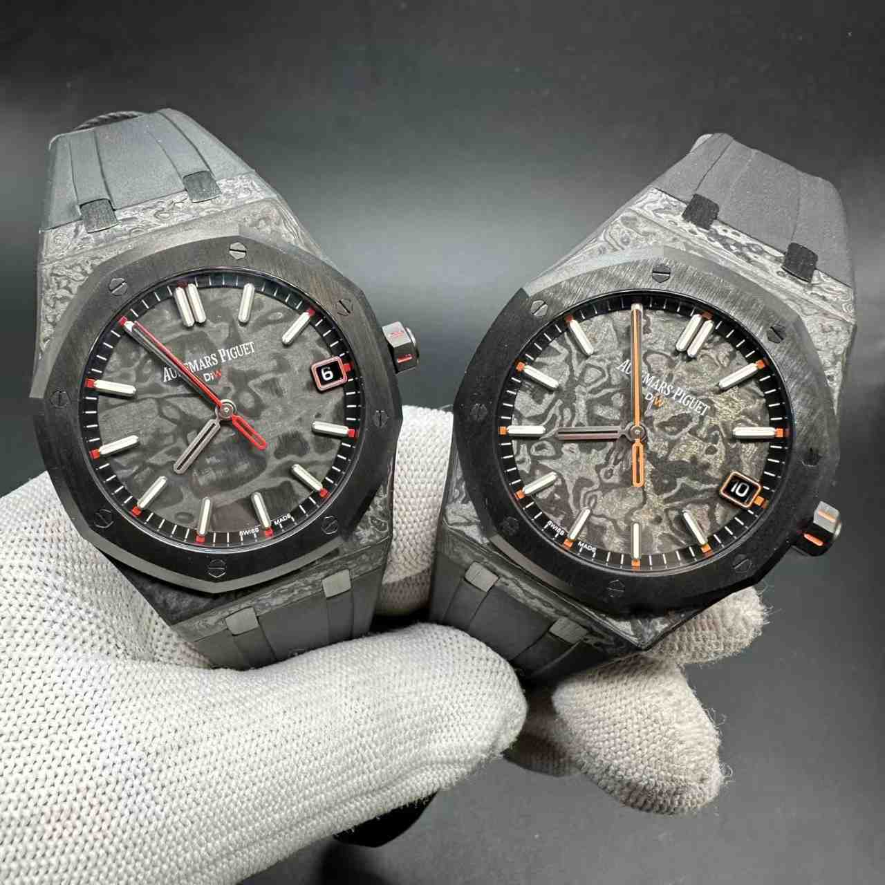 AP black Carbon DiW Carbon Audemars Piguet Royal Oak 15500