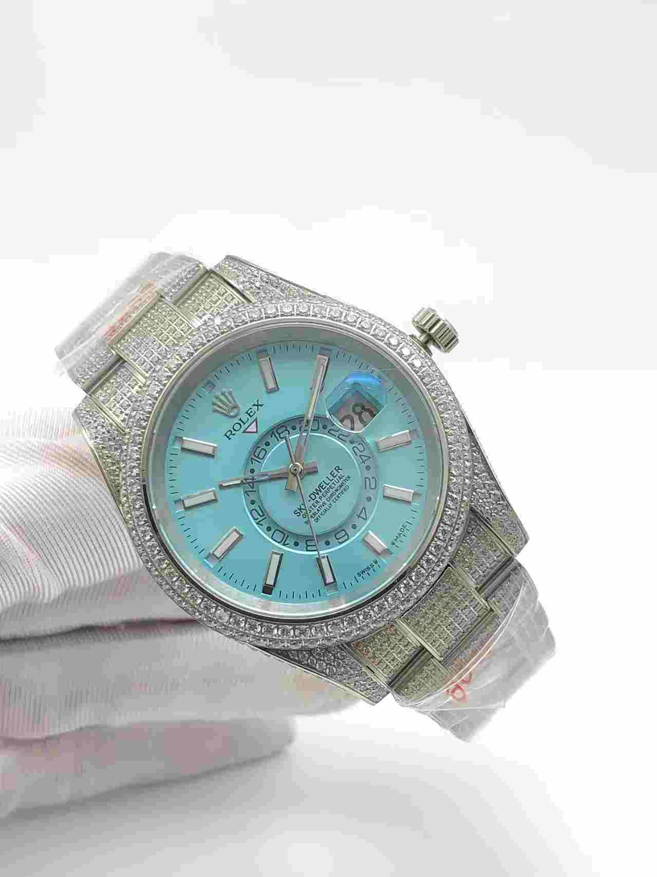 New Sky-dweller full diamonds 42mm