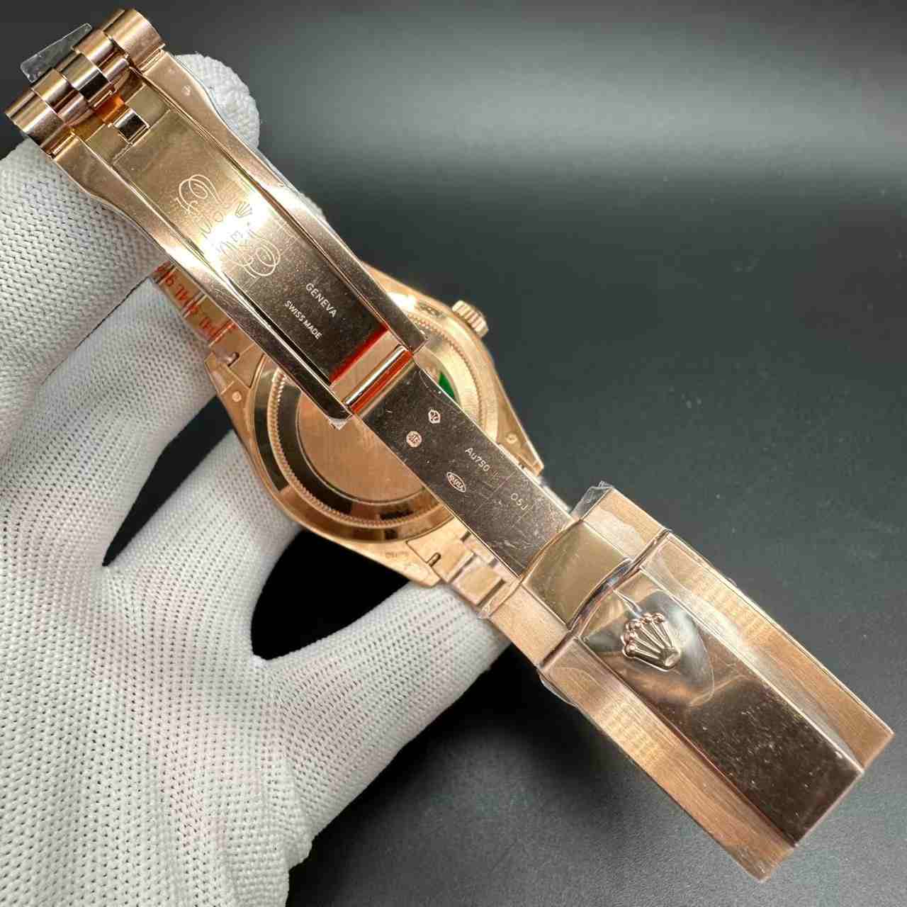 Sky-dweller Noob V2 9001 movement Rose gold case 42mm Blue dial Jubilee band. 398$