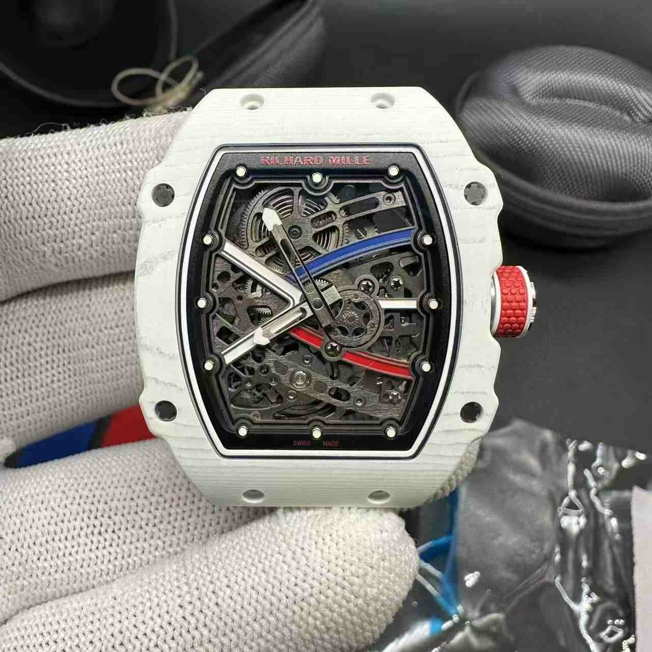 RM67-02 V3 super white carbon thin case 2250$