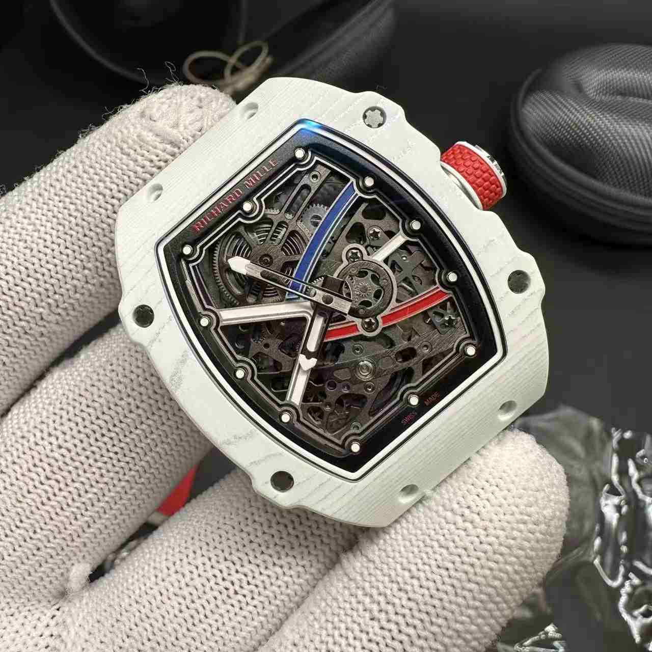 RM67-02 V3 super white carbon thin case 2250$