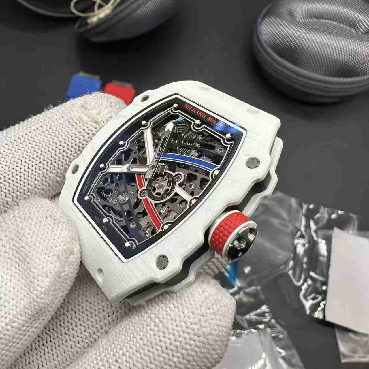 RM67-02 V3 super white carbon thin case 2250$