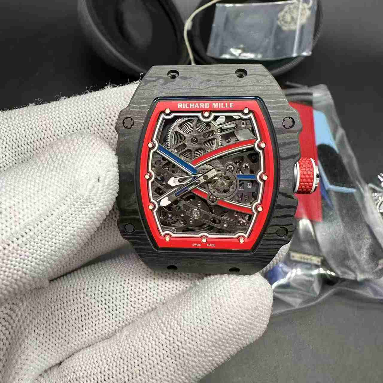 RM67-02 V3 super black carbon thin case 2250$