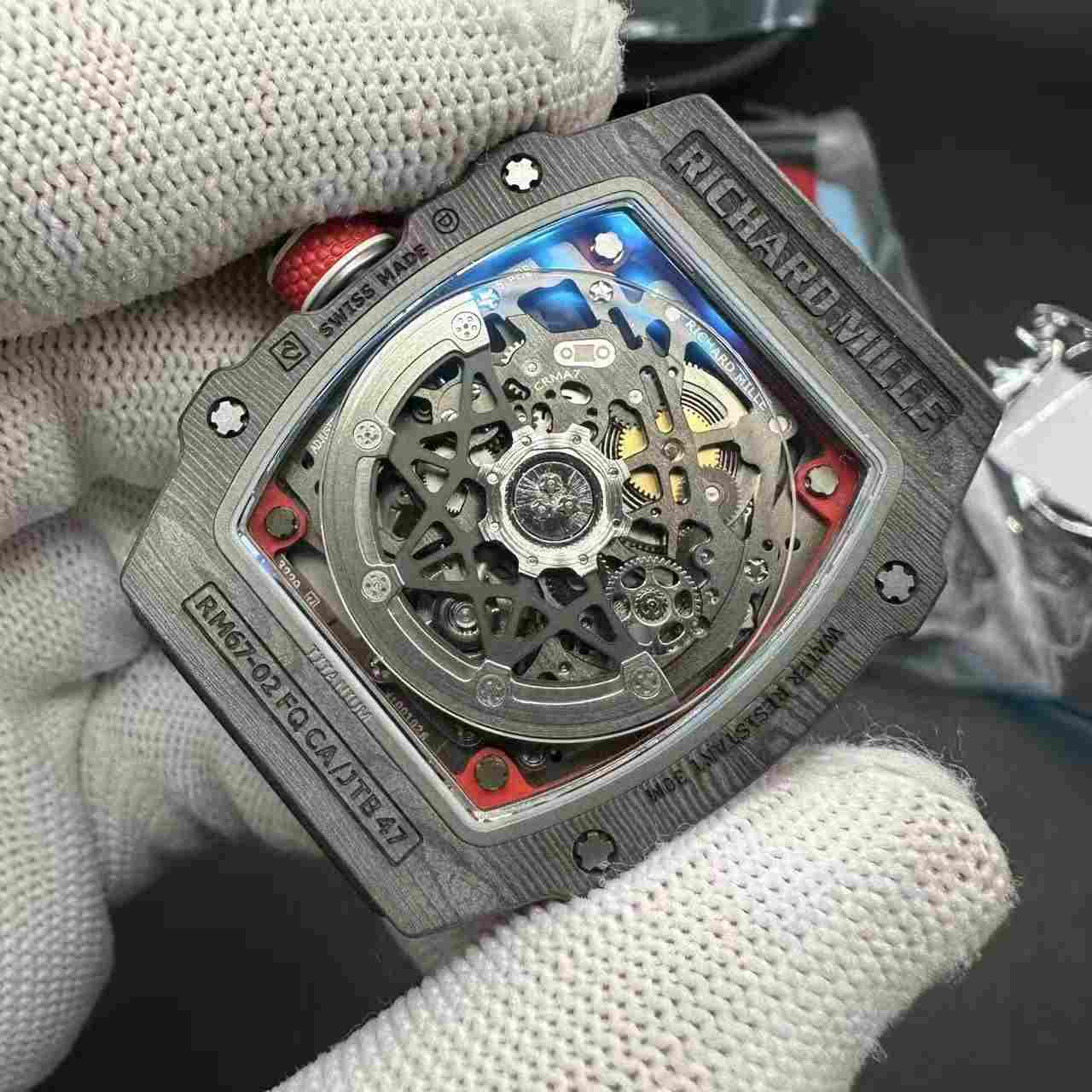 RM67-02 V3 super black carbon thin case 2250$