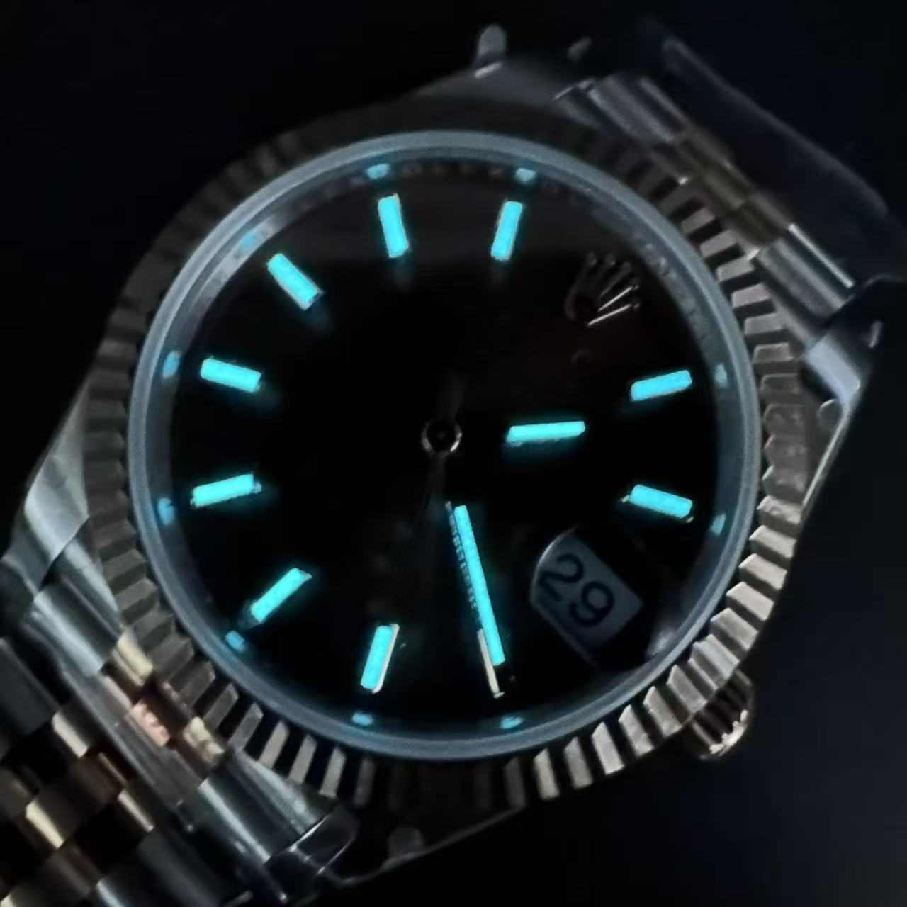 Datejust GM factory 2671 automatic rose gold 2tone 31mm brown dial jubilee band women watch. 390$