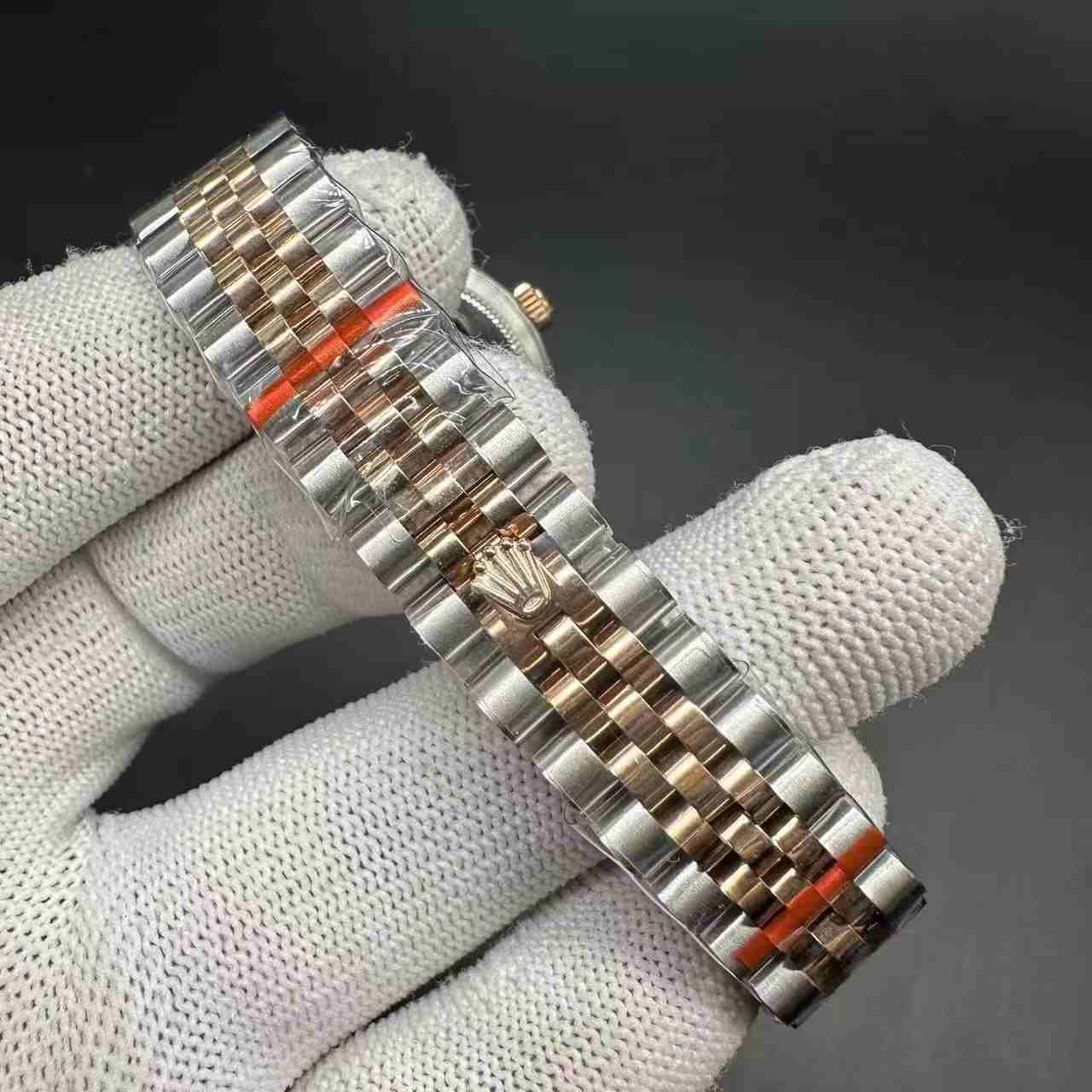 Datejust GM factory 2671 automatic rose gold 2tone 31mm brown dial jubilee band women watch. 390$