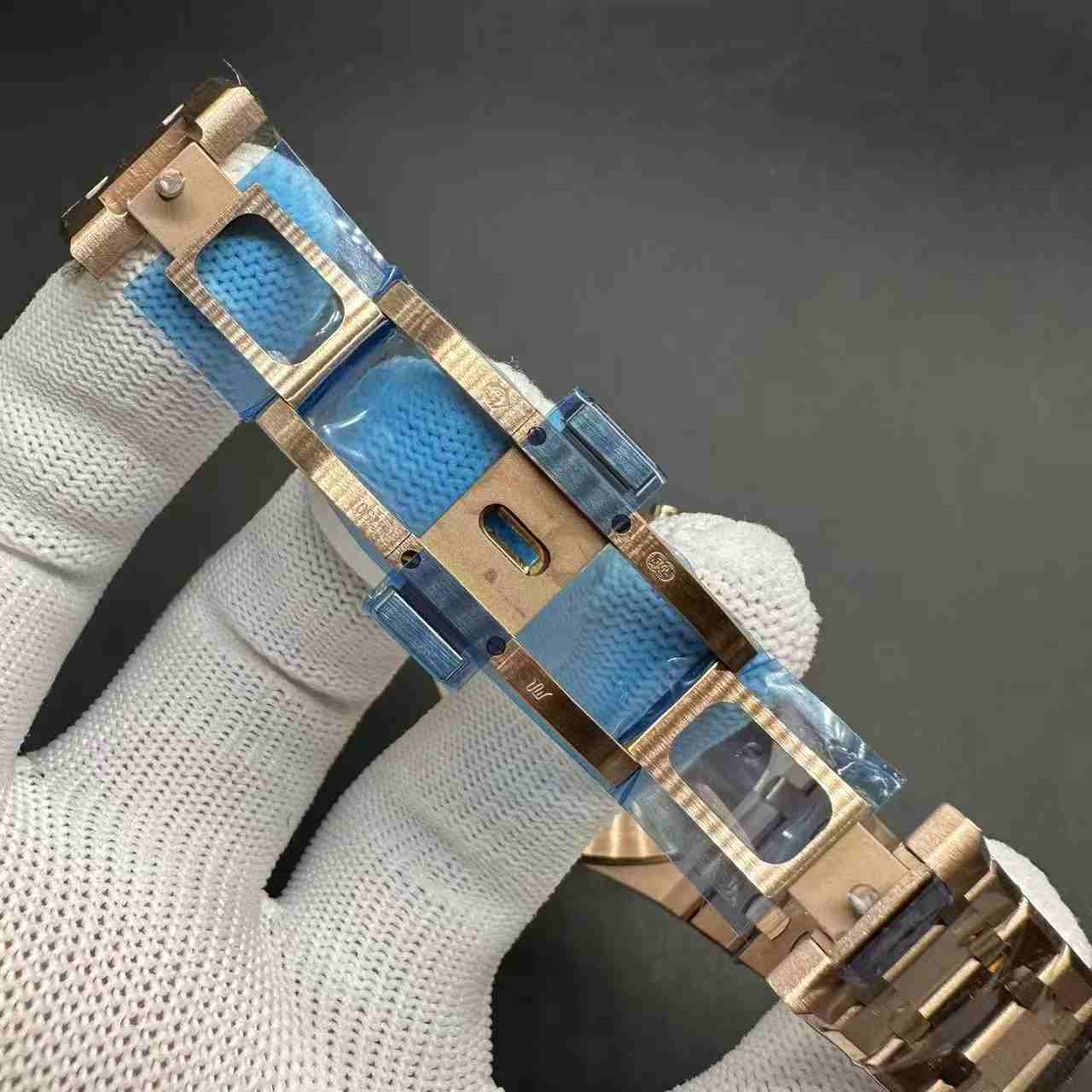 AP Royal Oak 26240 APS Cal.4401 chronograph automatic rose gold case 41mm brown dial super clone. 750$