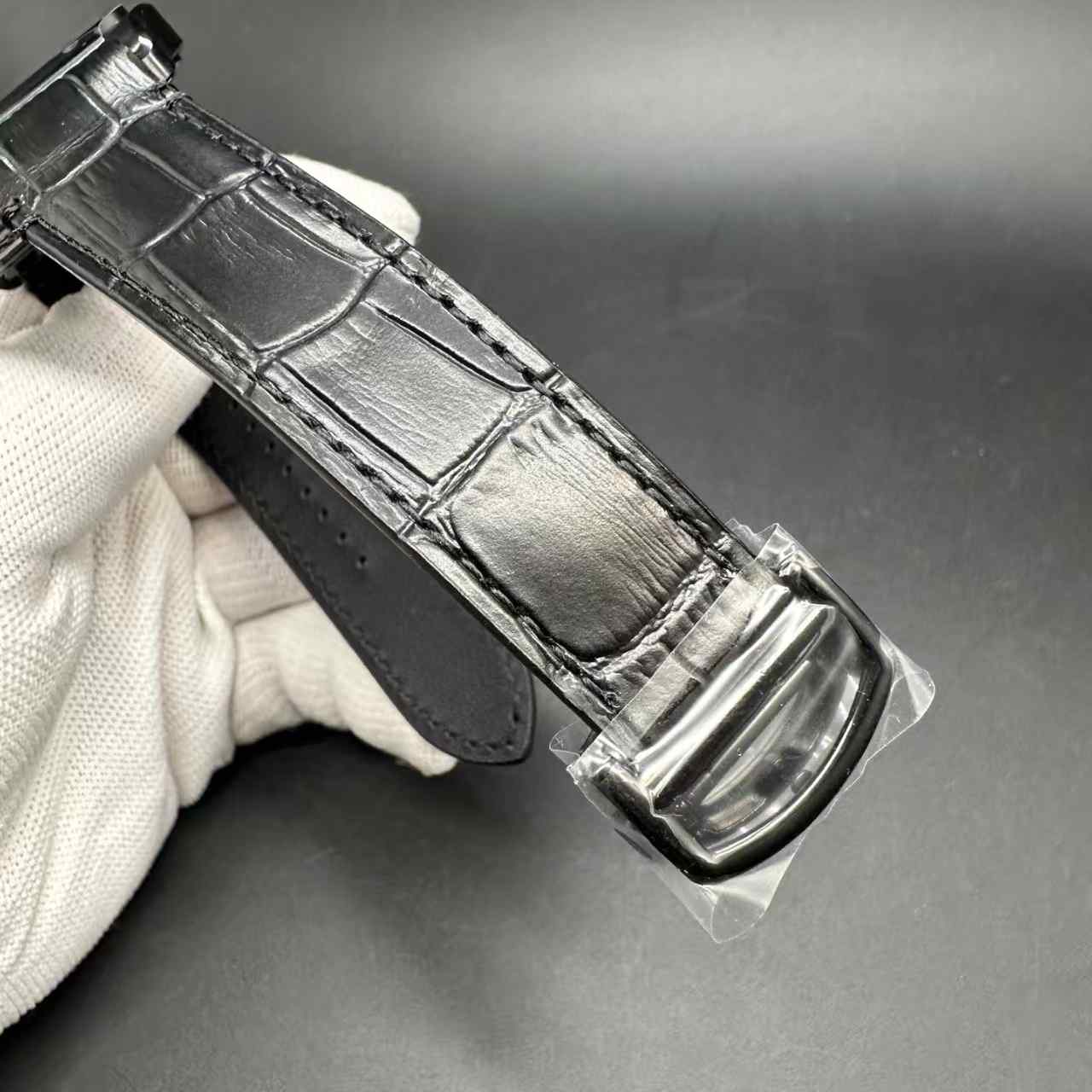 Santos skeleton ML super clone mechanical black case black leather 650$