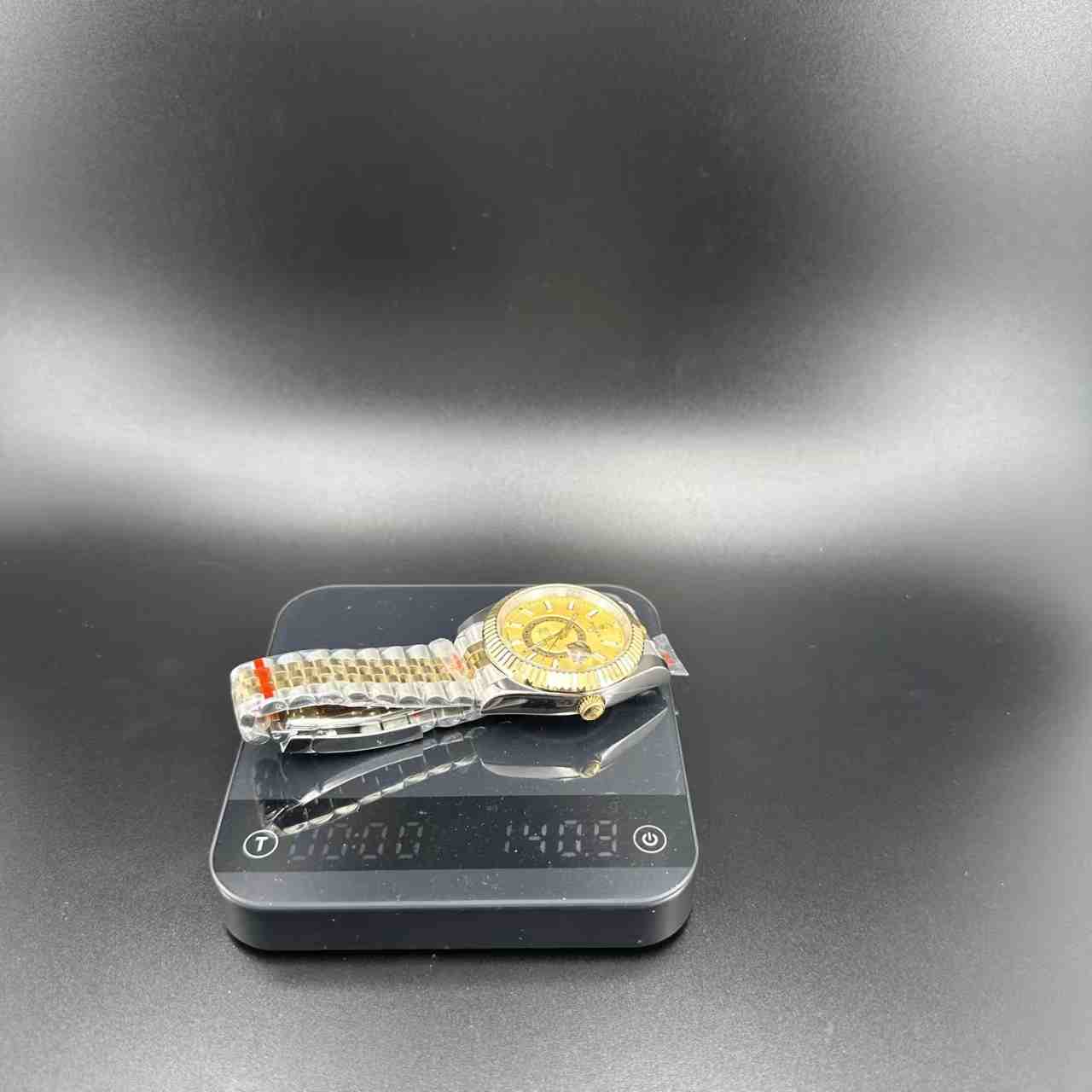 Sky-dweller AAA 2tone gold 41mm gold dial jubilee band 115$