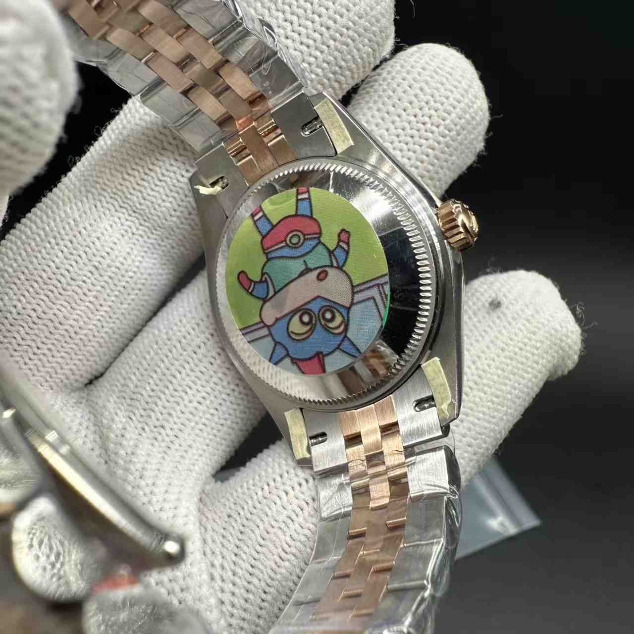 Datejust ARF 2236 automatic 2tone rose gold 31mm brown dial jubilee band 350$