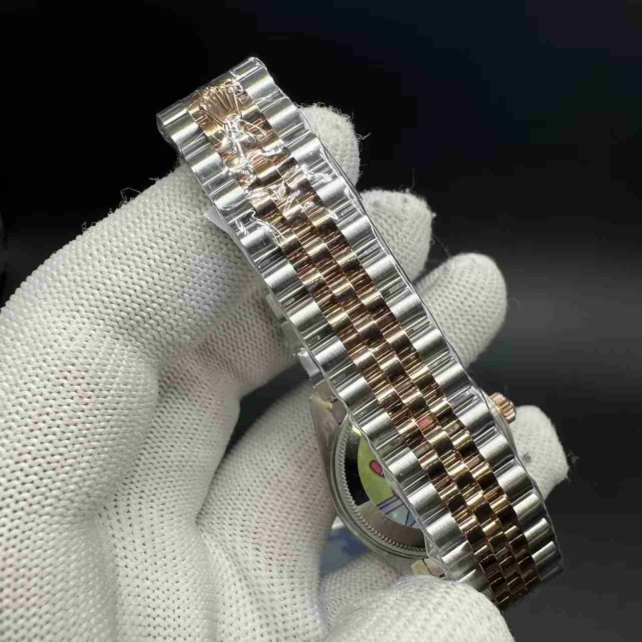 Datejust ARF 2236 automatic 2tone rose gold 31mm brown dial jubilee band 350$