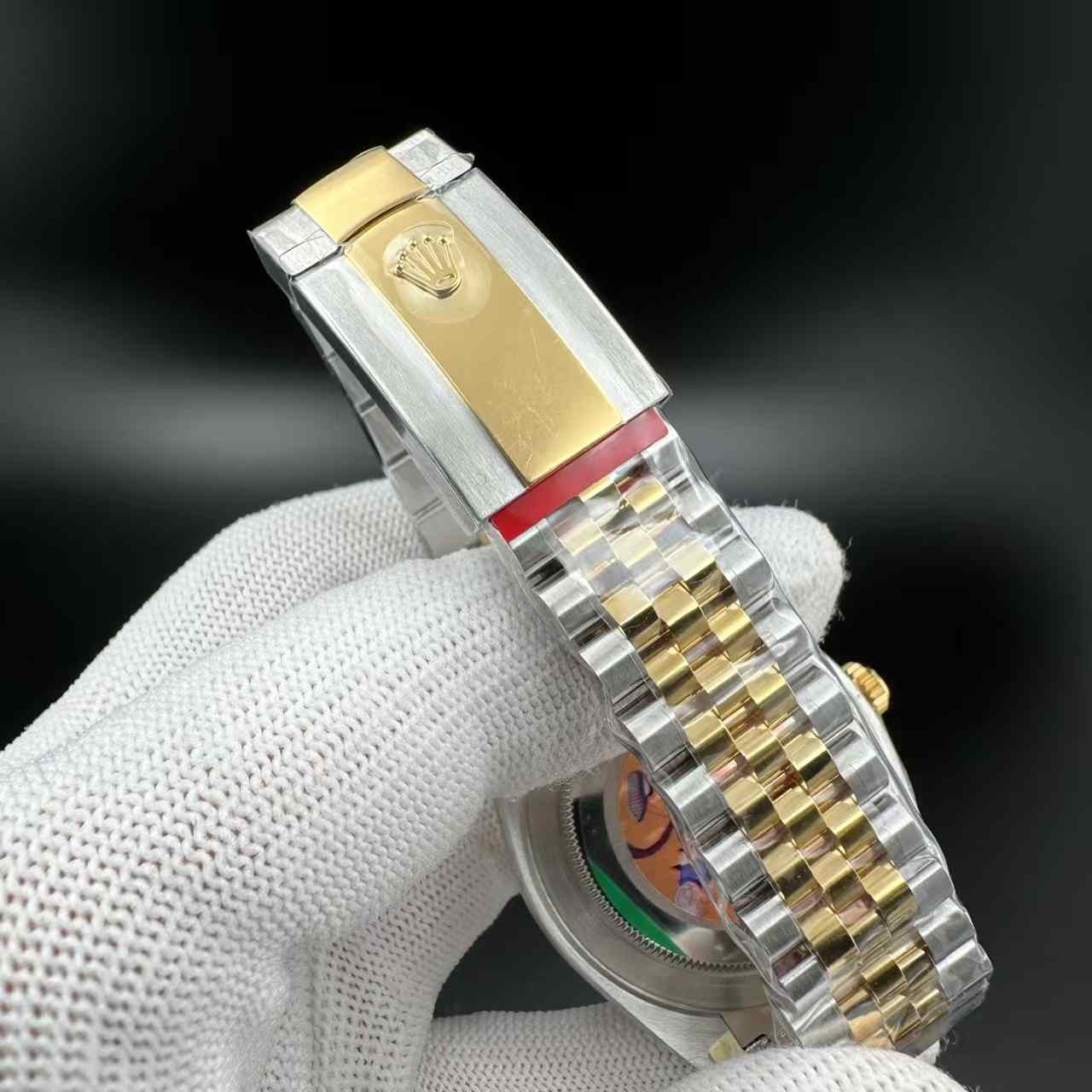 Datejust ARF dandong 3235 automatic gold 2tone case 41mm white dial jubilee band 450$