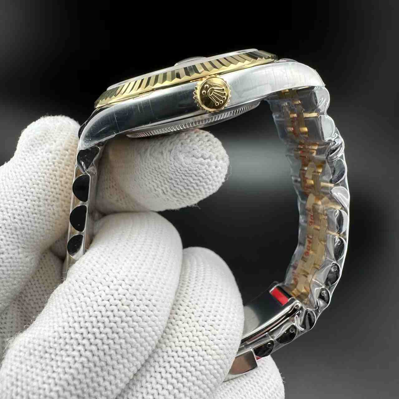 Datejust ARF dandong 3235 automatic gold 2tone case 41mm white dial jubilee band 450$