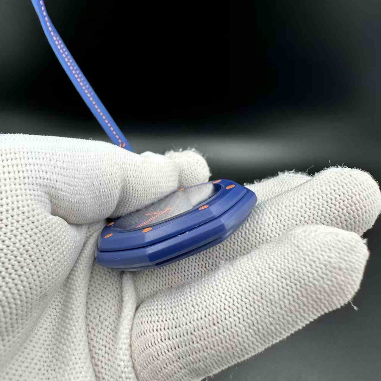 AP swatch ready for sales Quartz movement plastic case 41mm  blue  color