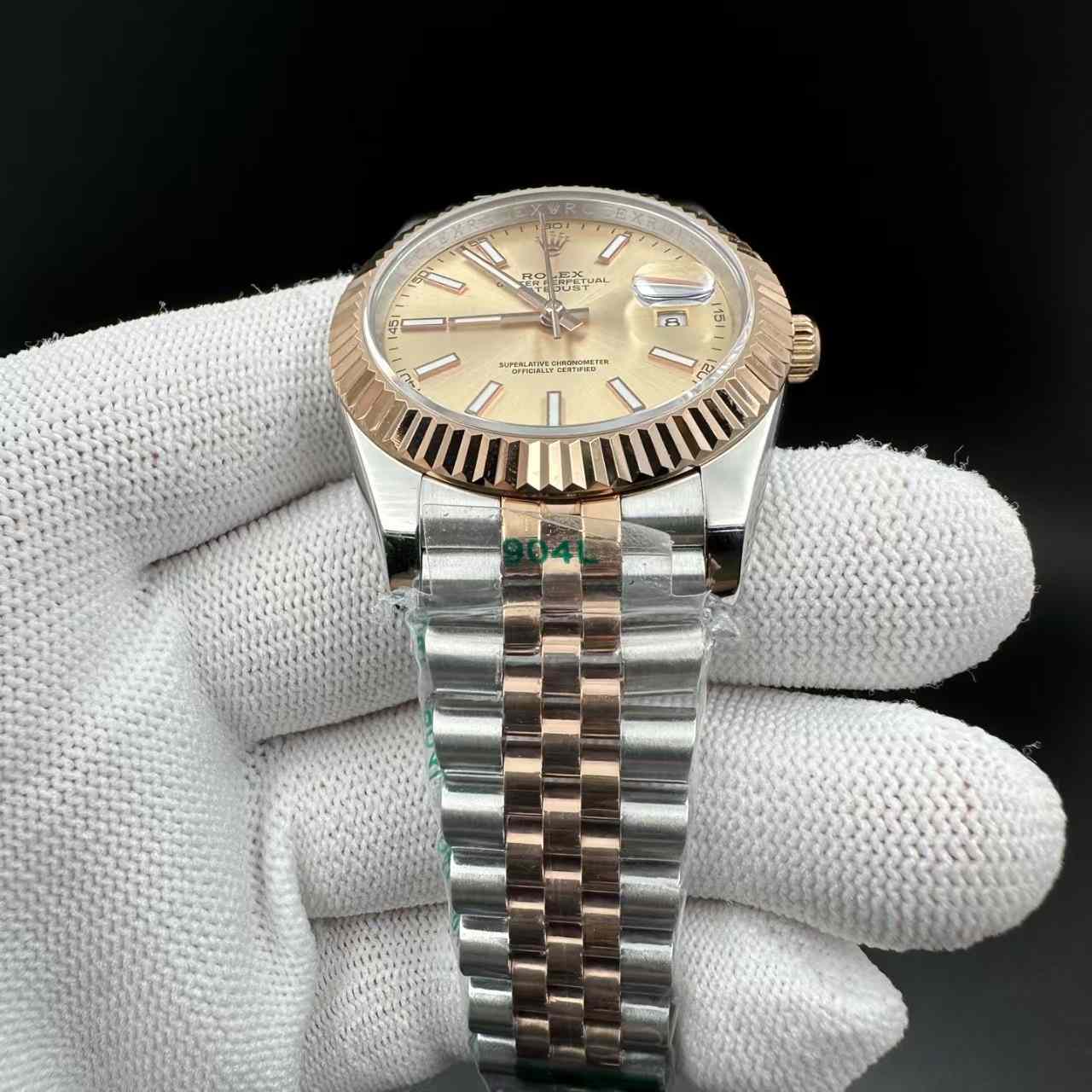 Datejust AAA+ YT 2813 rose gold 2tone 41mm jubilee band 125$