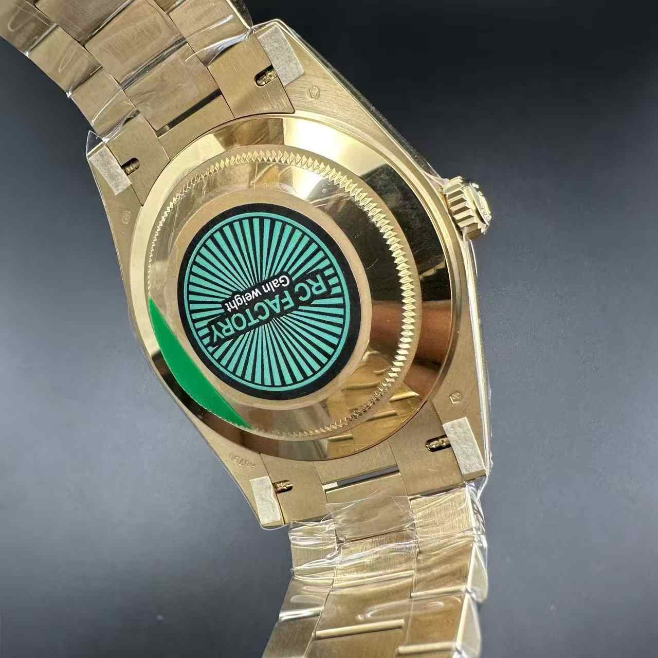 Daydate RC factory gain weight 210g all gold case 40mm Roman numbers president band super clone  780$