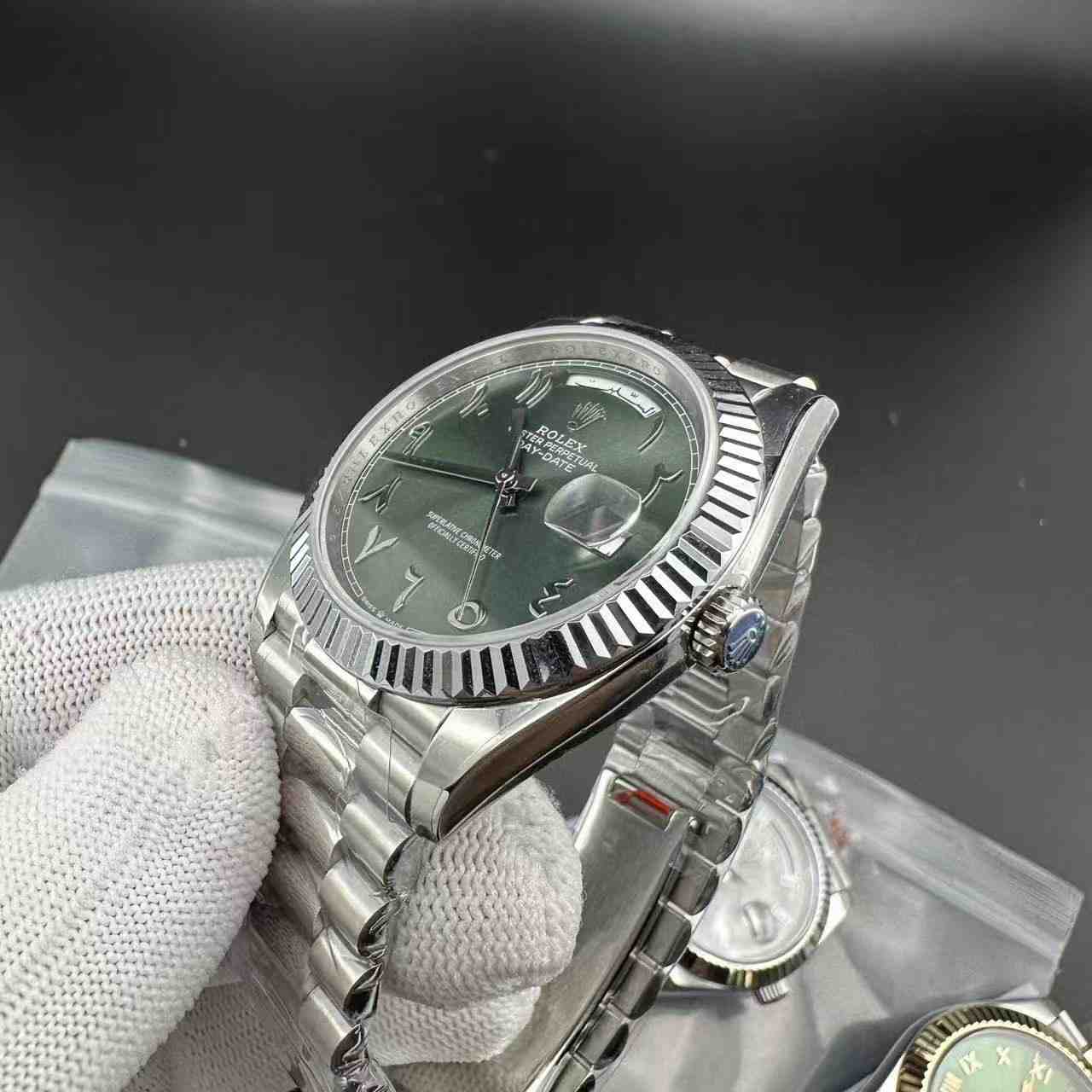 Daydate BP factory 40mm Arabic green dial president band high grade 250$