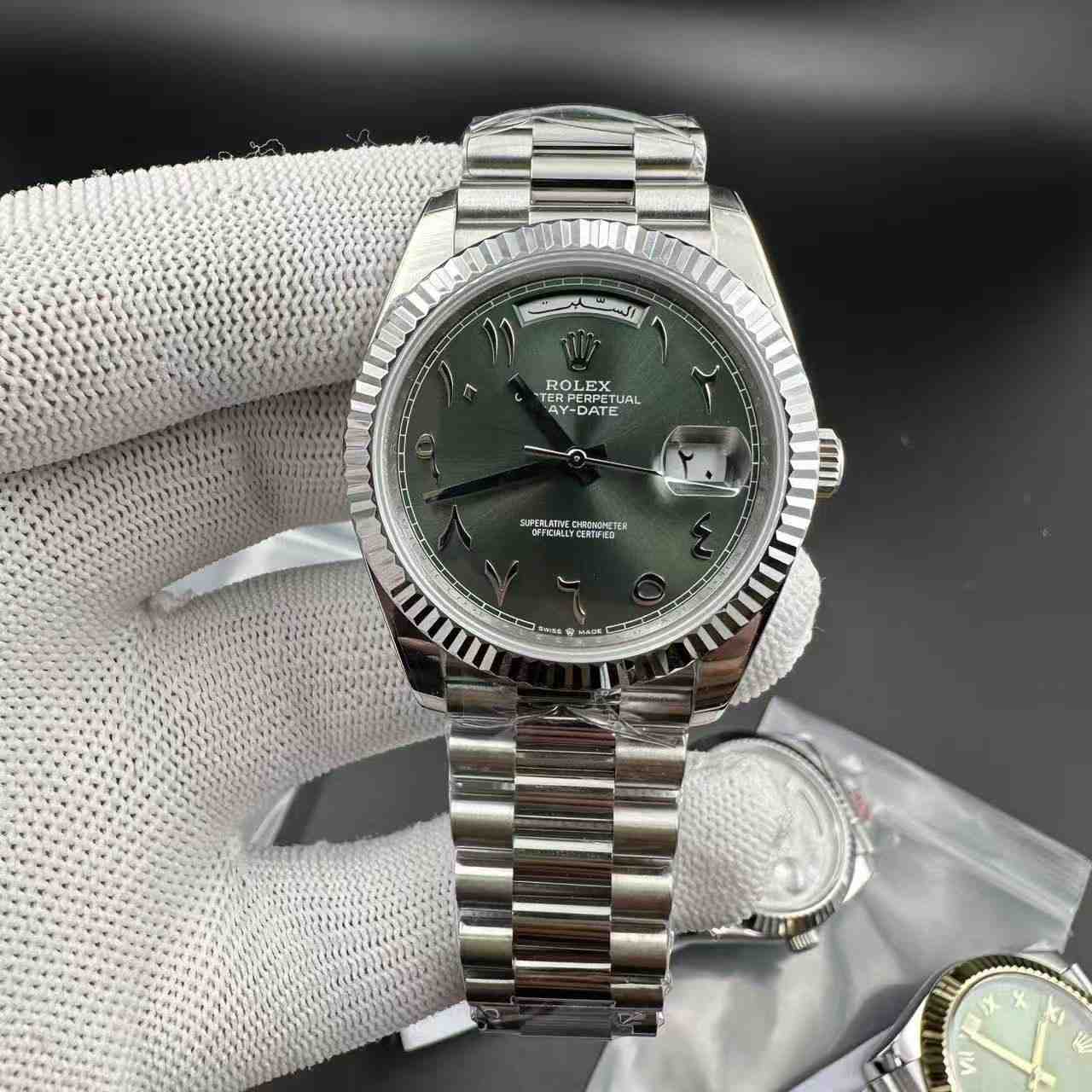 Daydate BP factory 40mm Arabic green dial president band high grade 250$