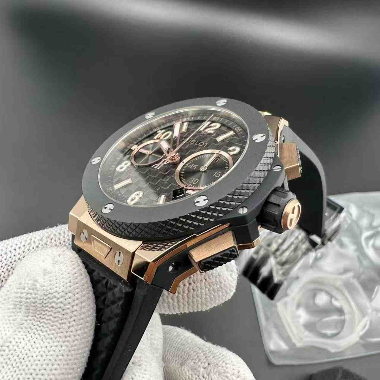 Hublot LS 7750 rose gold case super clone  400$