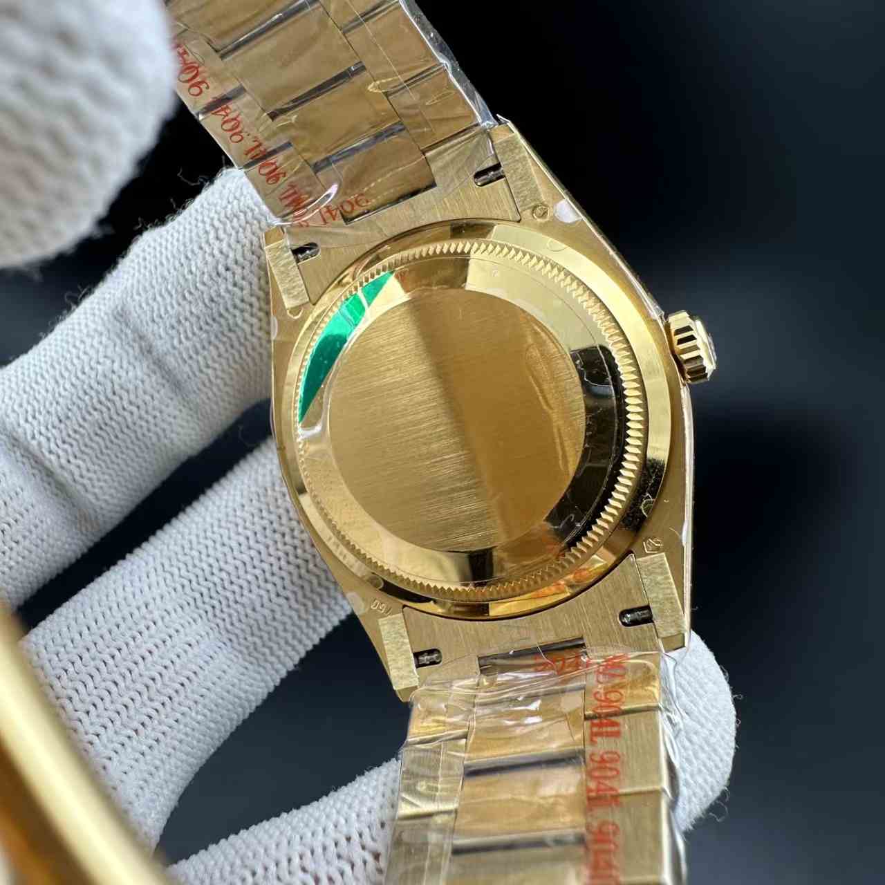 Daydate 36mm 8+ factory gold case green dial President band women watch 370$